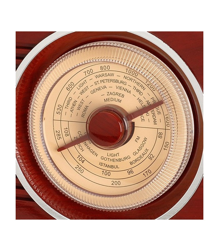 Radio rétro 60's rouge