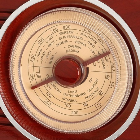 Radio rétro 60's rouge