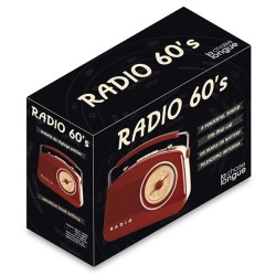 Radio rétro 60's rouge