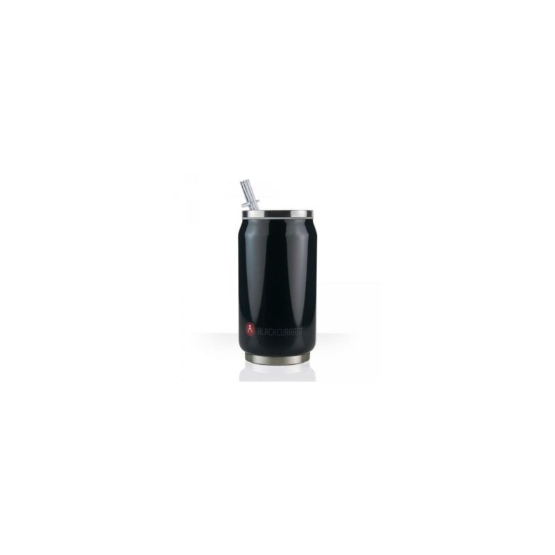 Canette 280mL isotherme noir brillant Blackcurrant