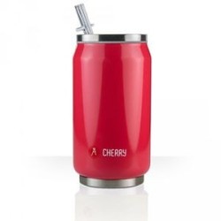 Canette 280mL isotherme rouge brillant Cherry