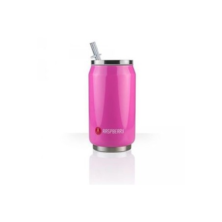 Canette 280mL isotherme rose brillant Rasperry