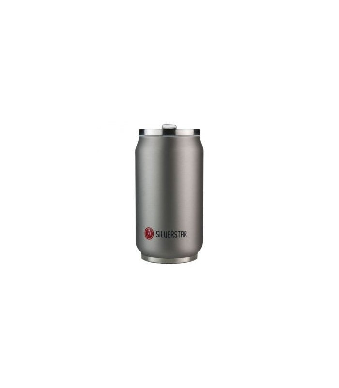 Canette 280mL isotherme argent Silverstar