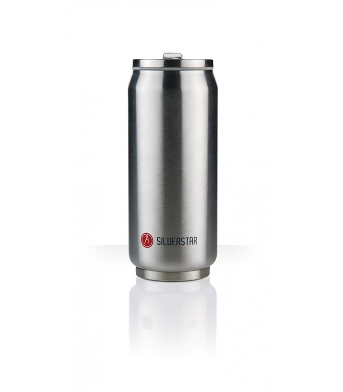 Can'it Canette 500mL isotherme argent brillant Silverstar