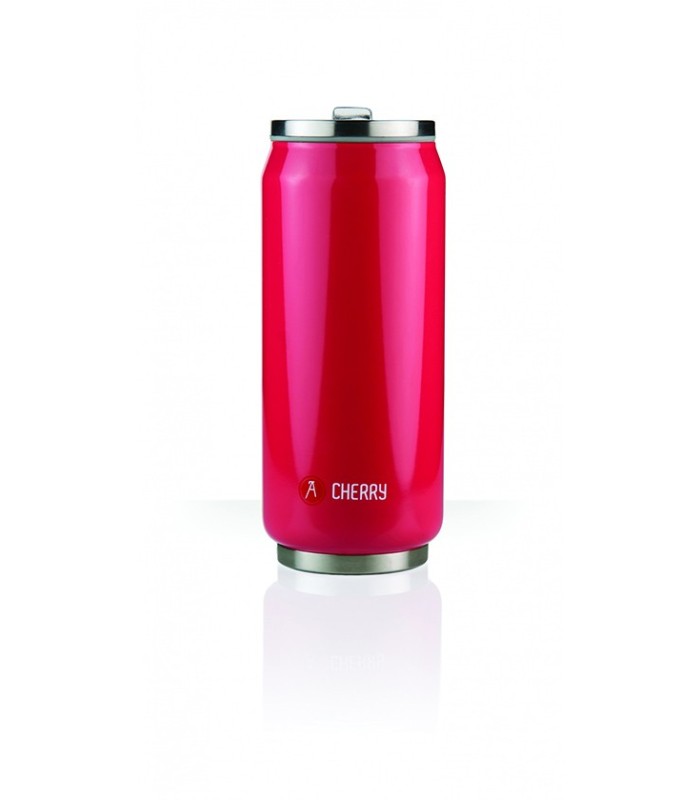 Can'it Canette 500mL isotherme rouge brillant Cherry