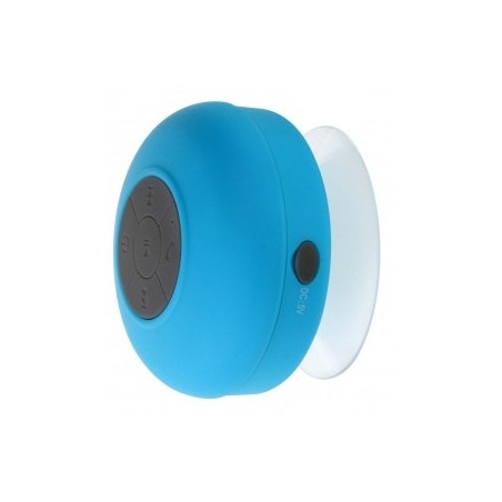 Haut-parleur Bluetooth pour la douche bleu