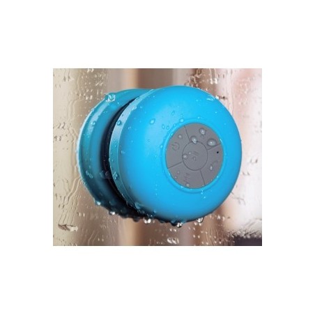 Haut-parleur Bluetooth pour la douche bleu