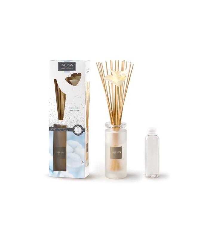 Bouquet parfumé soliflore Blanc Coton