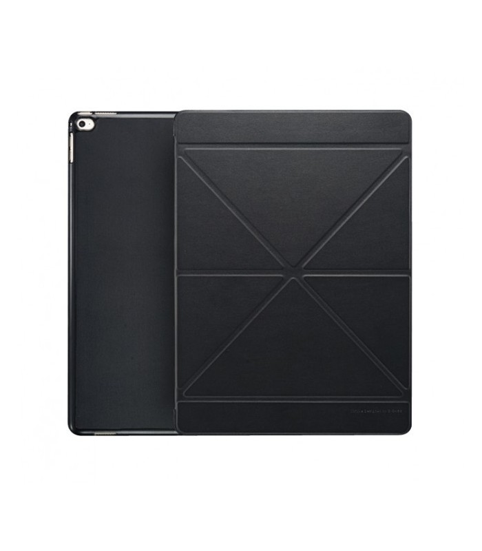 Folio rabat articulé noir Milano pour iPad Pro