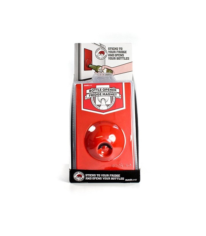 Ouvre -bouteille magnet frigo rouge