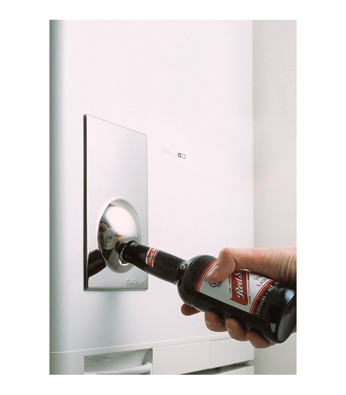 Ouvre -bouteille magnet frigo argent