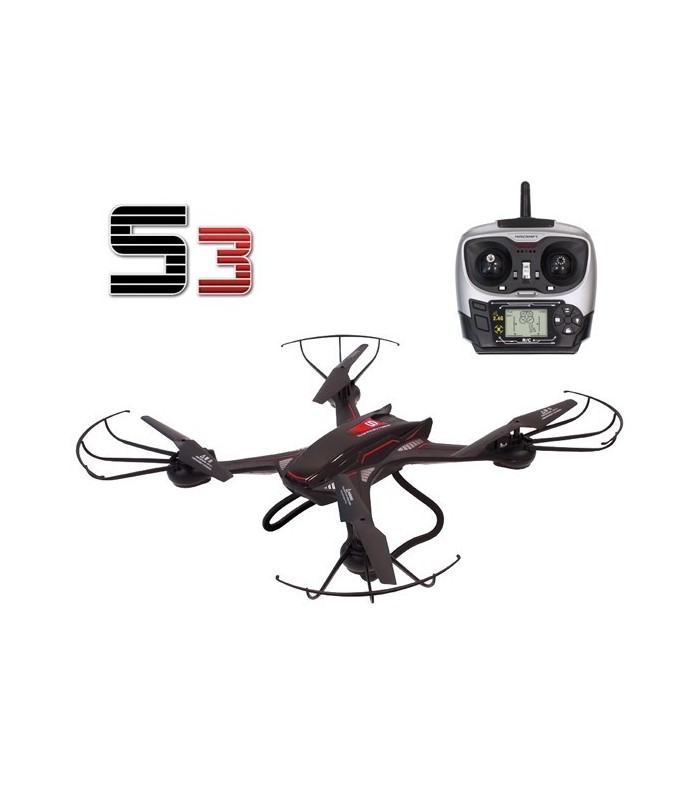 Drone Quadcopter noir avec caméra HD