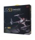 Drone Quadcopter noir avec caméra HD