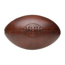 Ballon de rugby vintage
