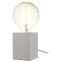 Lampe cube béton