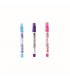 Set de 3 stylos effaçables pour vêtement, bleu rose et violet