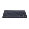 Clavier connecté Bluetooth en silicone noir