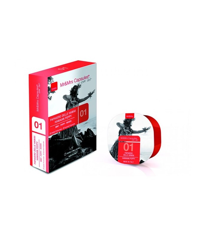 2 capsules pour diffuseur de parfum George black tea, Mr and Mrs Fragrance