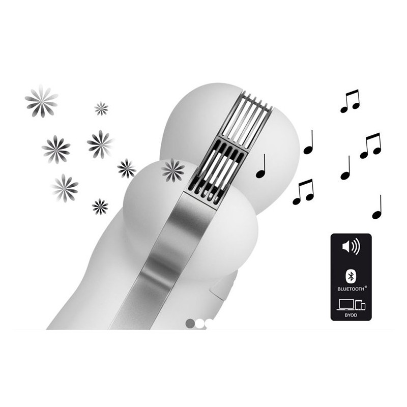 Diffuseur de parfum + enceinte Bluetooth George blanc, Mr and Mrs Fragrance