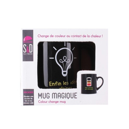 Mug changement de couleur Batteries Chargées
