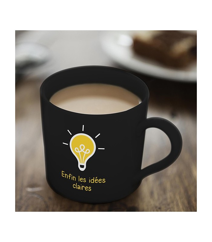 Mug magique change de couleur "Idées Claires"