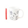 Mug personnalisé "Je t'aime" à colorier + feutre