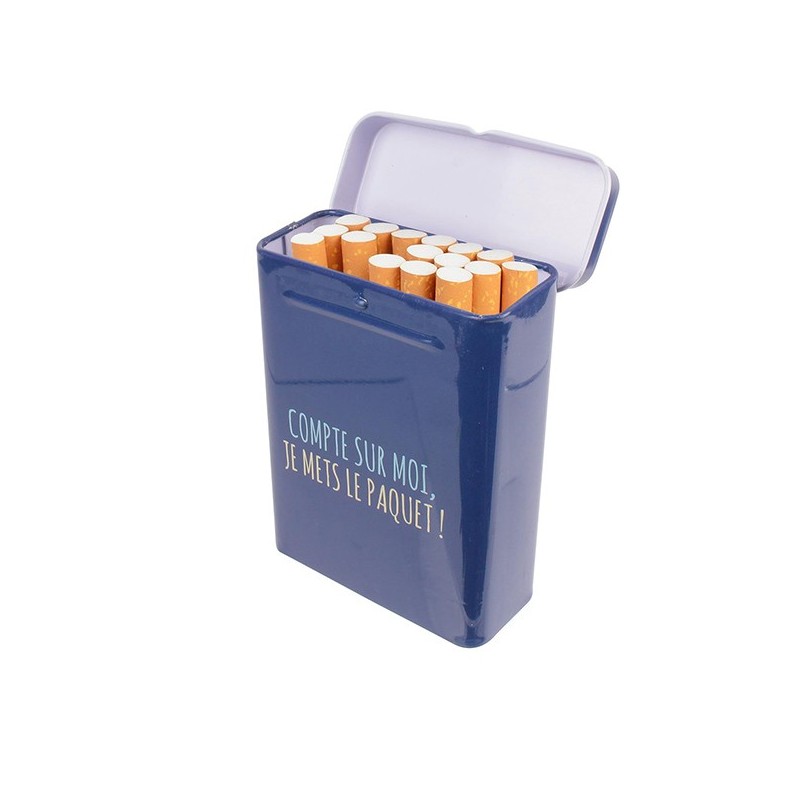 Boîte paquet cigarette blanc