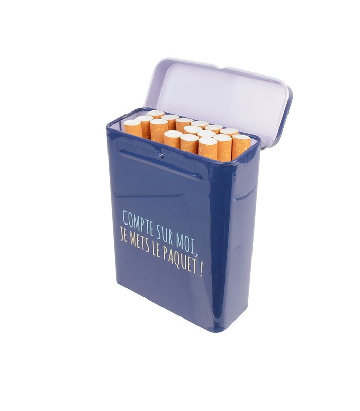 Boîte paquet cigarette blanc