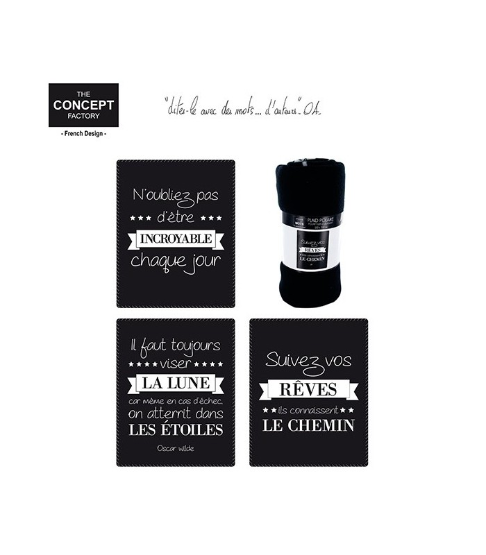 Couverture polaire 150x120 Etre Incroyable