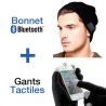 Pack bonnet Bluetooth + gants tactiles