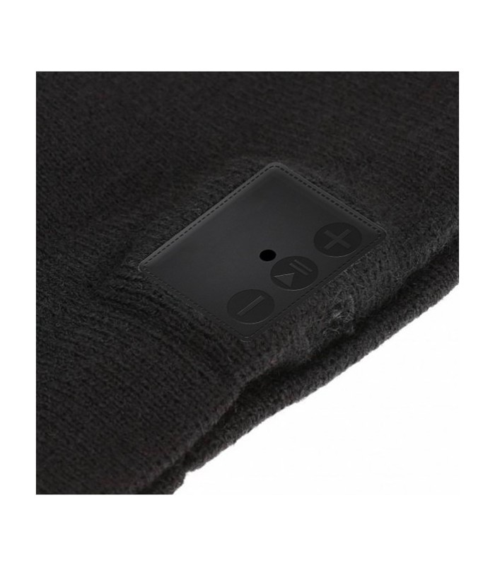 Pack bonnet Noir stéréo Bluetooth + gants tactiles