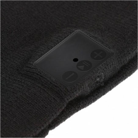 Pack bonnet Noir stéréo Bluetooth + gants tactiles
