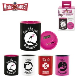 Tirelire coffre noir