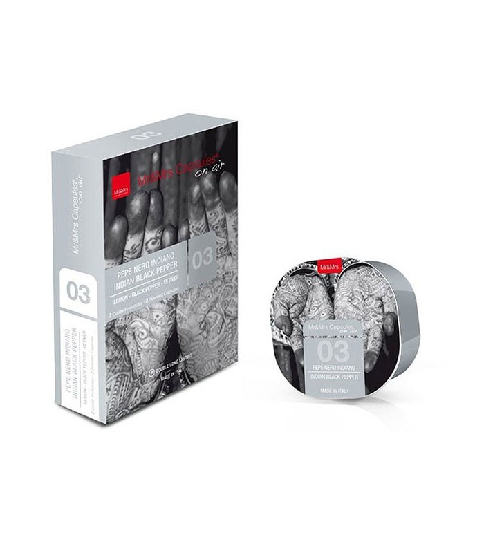 2 capsules pour diffuseur de parfum George black tea, Mr and Mrs Fragrance