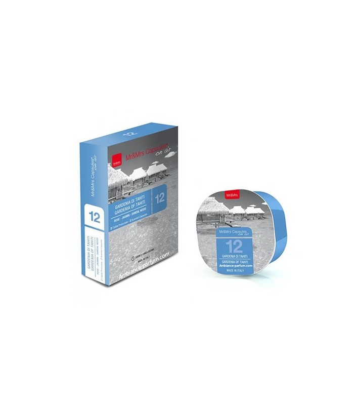 2 capsules pour diffuseur de parfum George black tea, Mr and Mrs Fragrance