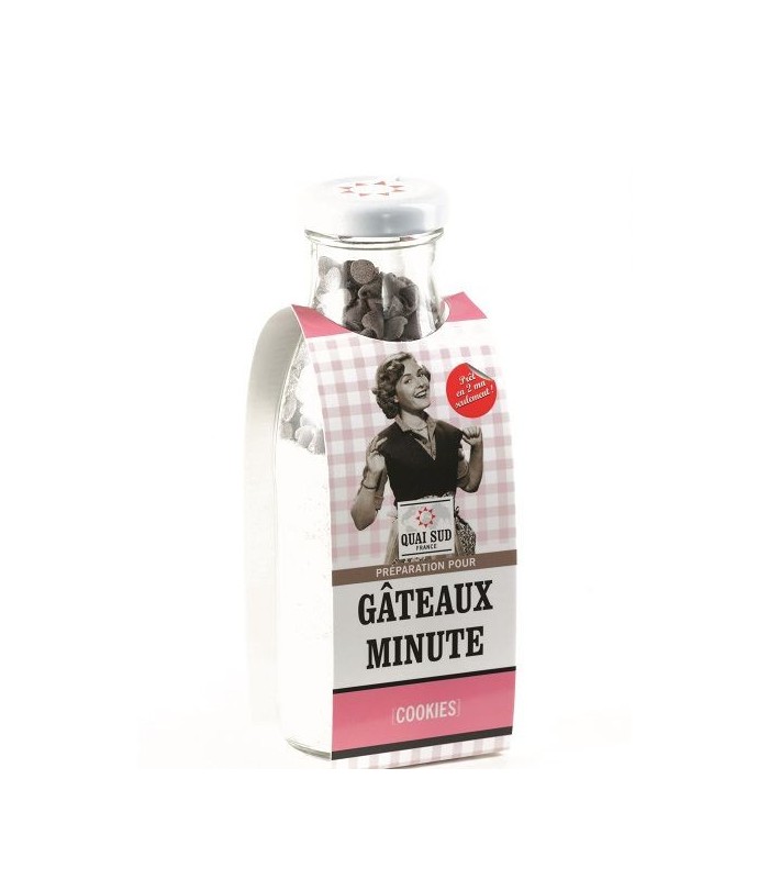 Préparation gâteau minute cookies