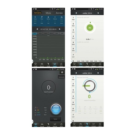 Bracelet connecté avec suivi de l'activité