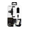 Pack 2 en 1 support universel voiture + chargeur pour iPhone