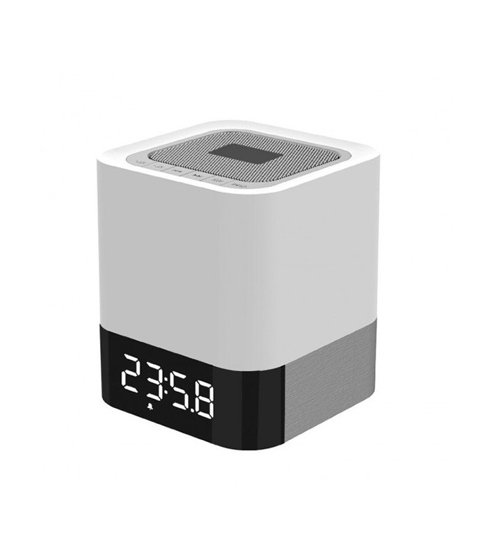 Enceinte etooth 3 intensités lumineuses + réveil