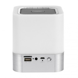 Enceinte Bluetooth 3 intensités lumineuses + réveil