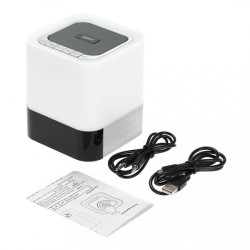 Enceinte etooth 3 intensités lumineuses + réveil