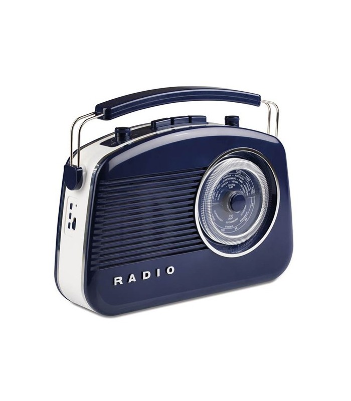 Radio rétro 60's Bluetooth noire