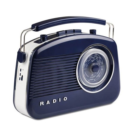 Radio rétro 60's Bluetooth noire