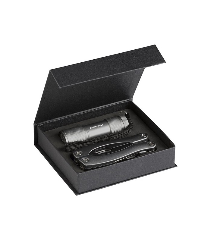 Coffret pince multifonctions + lampe torche