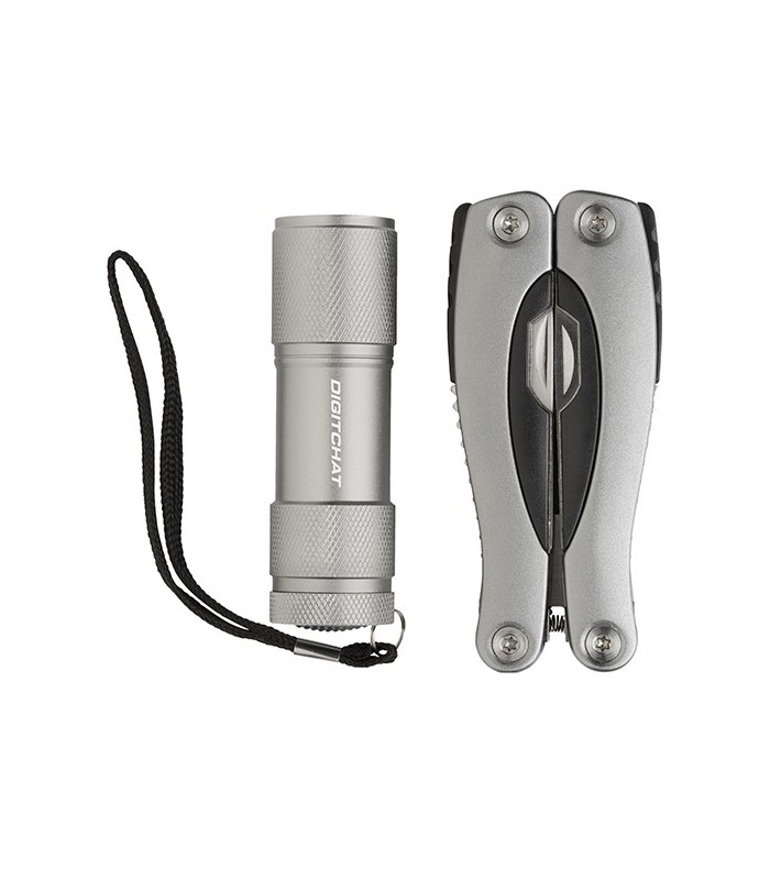 Coffret pince multifonctions + lampe torche