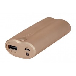 Batterie externe portative, Powerbank 5000 mAh gold
