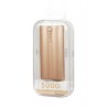 Batterie externe portative, Powerbank 5000 mAh gold