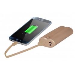 Batterie externe portative, Powerbank 5000 mAh gold