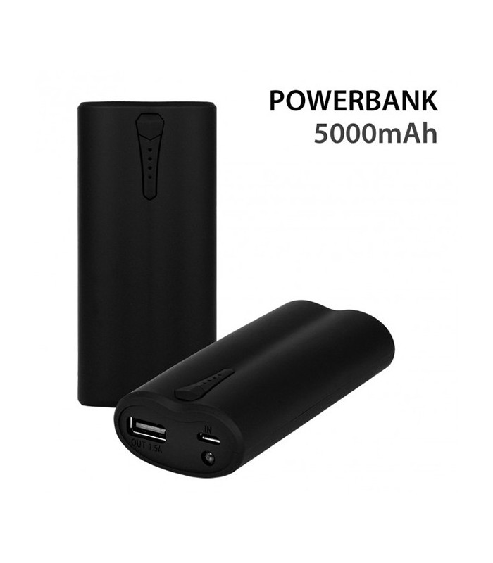 Batterie externe portative, Powerbank 5000 mAh black