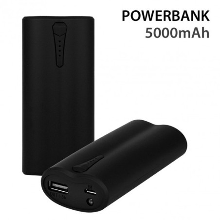 Batterie externe portative, Powerbank 5000 mAh black